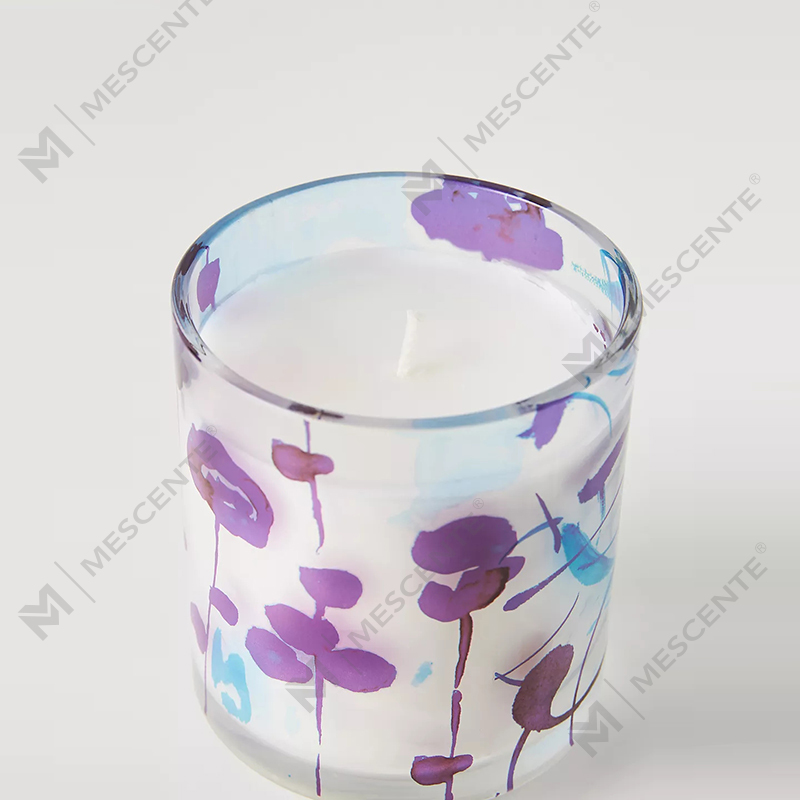 M&Scent Luksus Custom Decoration Private Label 3 Wick A Sunday Painter Glas Krystal duftende sojavokslys