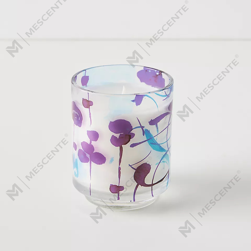 M&Scent Luksus Custom Decoration Private Label 3 Wick A Sunday Painter Glas Krystal duftende sojavokslys