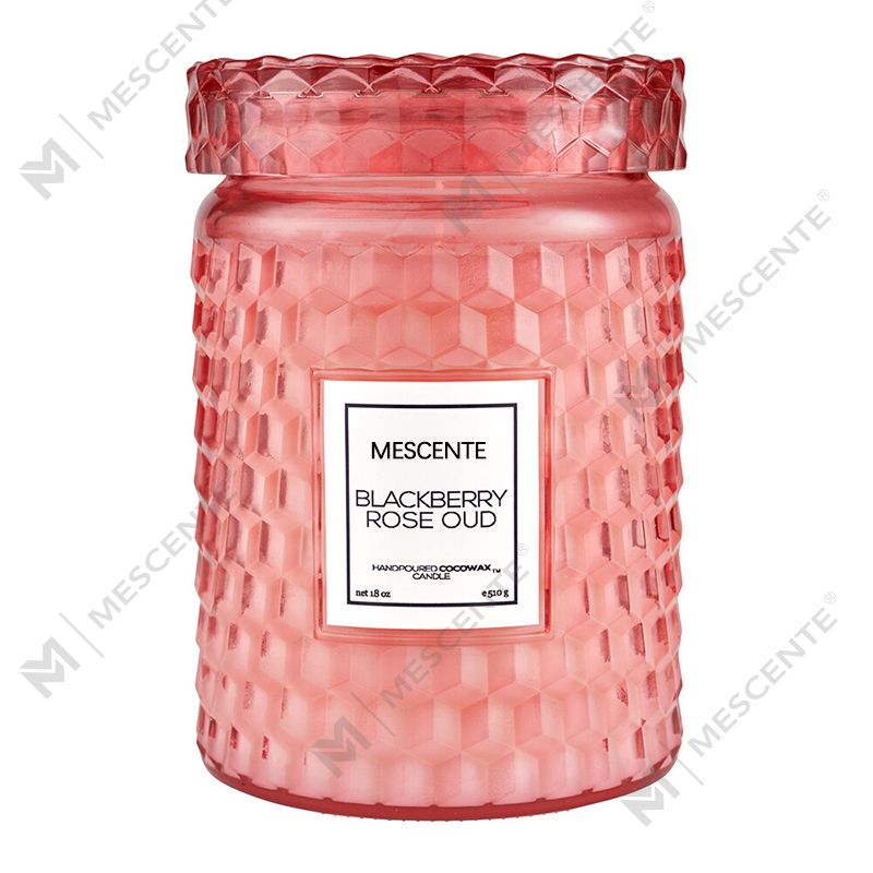 M&Scent brugerdefineret juledekoration Blackberry Rose Oud Icon Candle