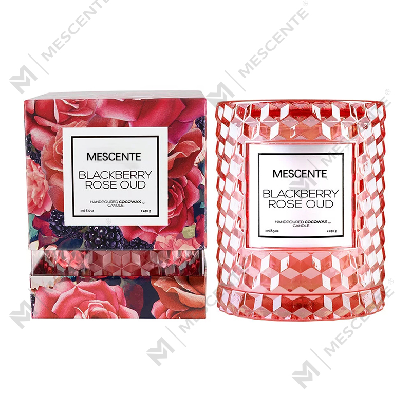 M&Scent brugerdefineret juledekoration Blackberry Rose Oud Icon Candle