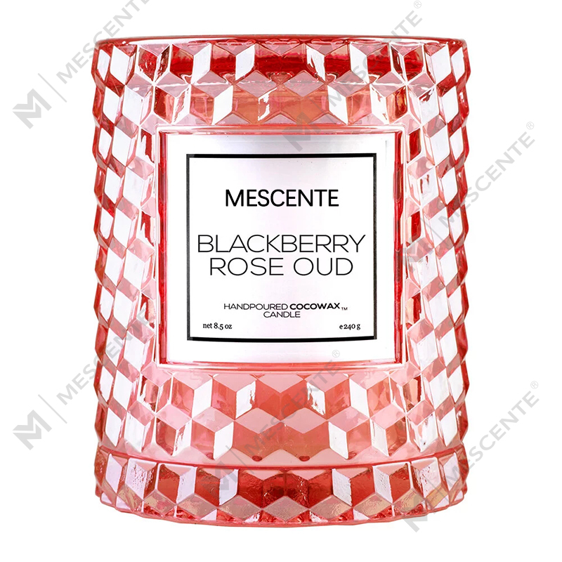 M&Scent brugerdefineret juledekoration Blackberry Rose Oud Icon Candle