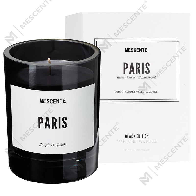 M&Scent Engros Luksus Private Label Sort Personlig Logo Duftlys
