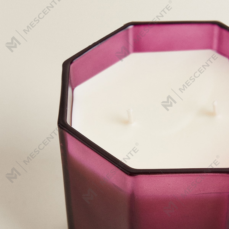 M&Scent Luksus juleduftlys Aromaterapi Aroma Sojavokslys i sort glaskrukke gaveæske