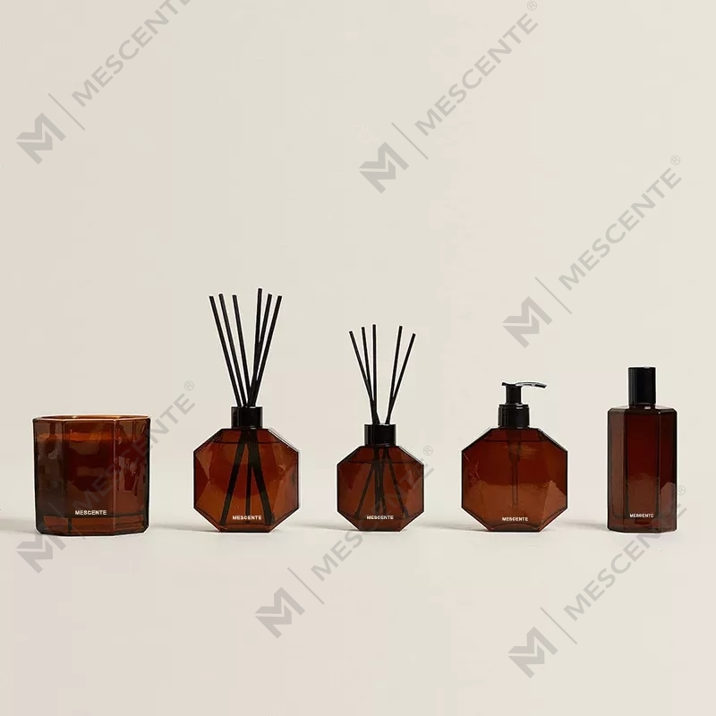 M&Scent brugerdefineret luksus private label 200ml 500ml hjemmerør diffuser med æske