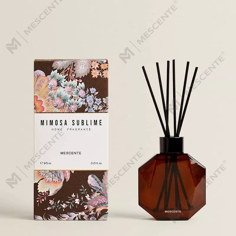 M&Scent brugerdefineret luksus private label 200ml 500ml hjemmerør diffuser med æske