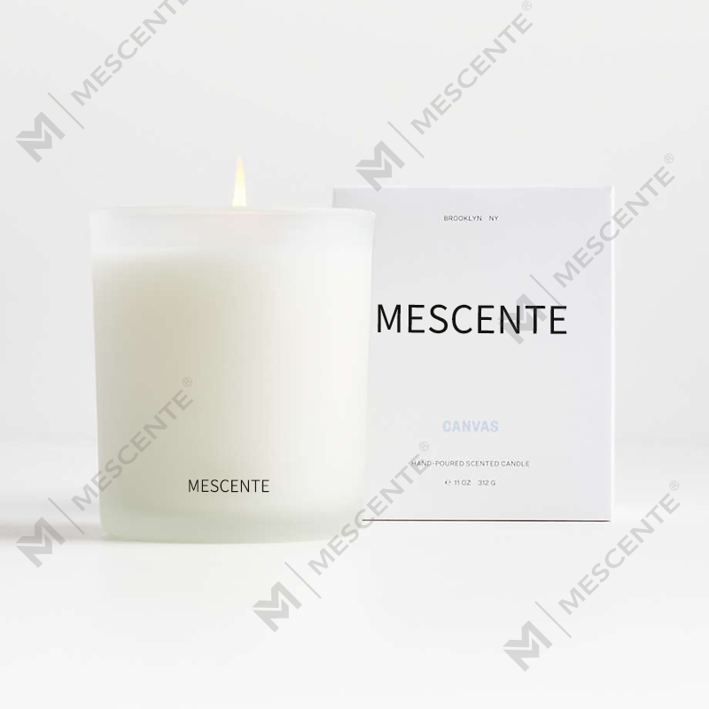 M&Scent engros luksus private label sojavoks duftlys med æske