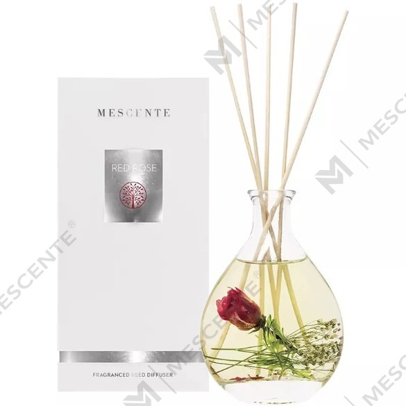 M&Scent engros luksus private label glasflaske rattan stick reed diffuser sæt med prop