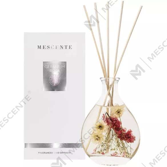 M&Scent engros luksus private label glasflaske rattan stick reed diffuser sæt med prop