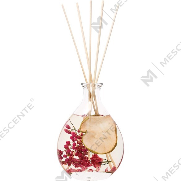 M&Scent engros luksus private label glasflaske rattan stick reed diffuser sæt med prop