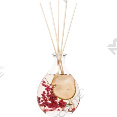 M&Scent engros luksus private label glasflaske rattan stick reed diffuser sæt med prop