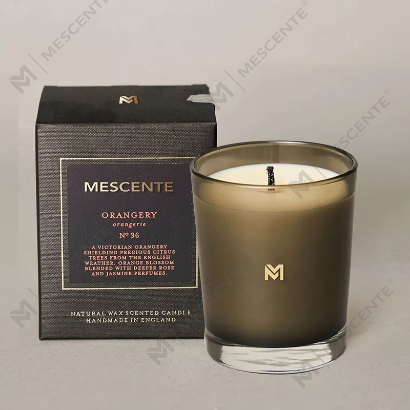 M&Scent Engros Ny Luksus Custom Private Label Julekrystalkrukker Kerzen Duftsojalys Med Låg
