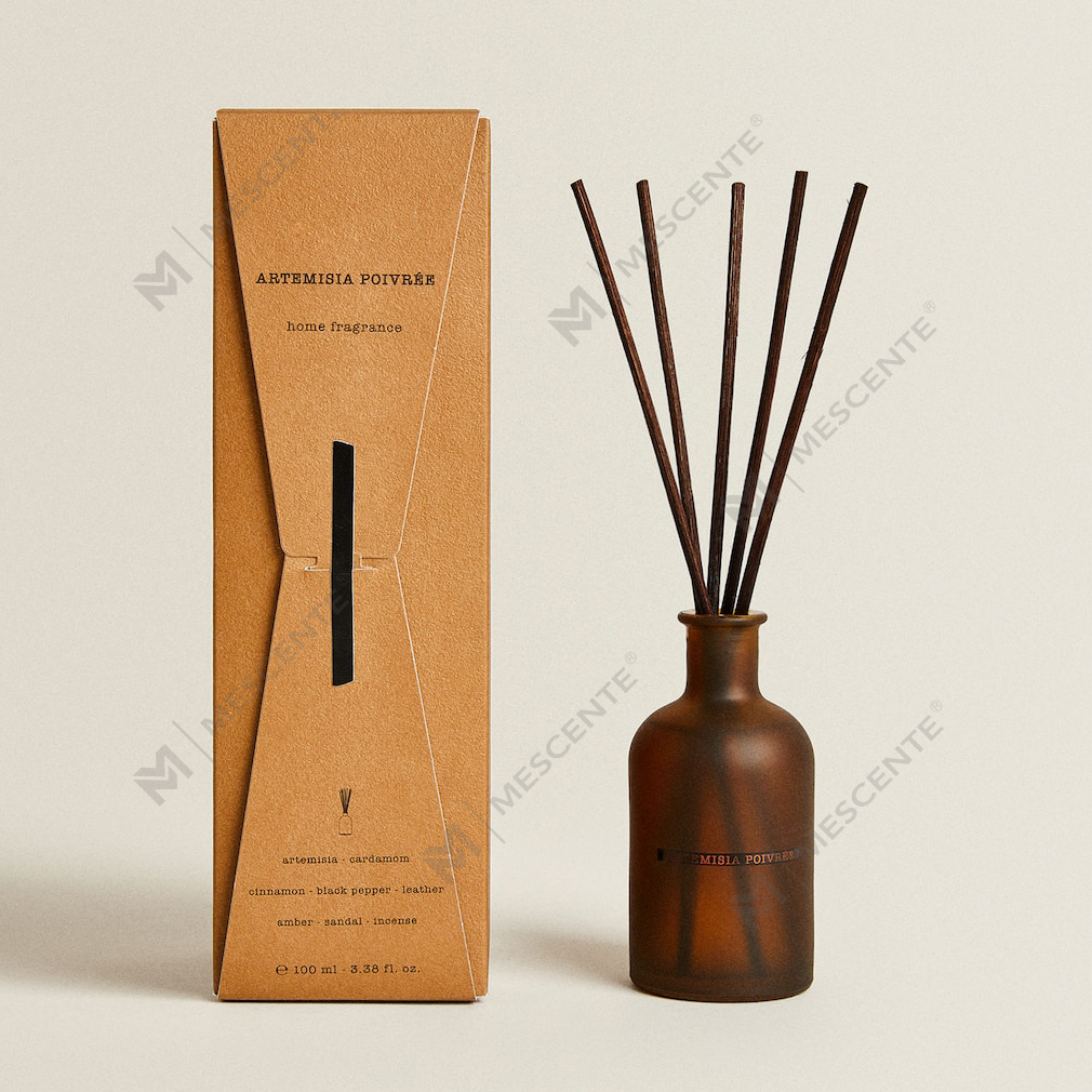 Luksus stor sort frostet flaske 50 ml 300 ml tørret blomster blomsteraroma æterisk olie Reed diffuser olie sæt Bulk