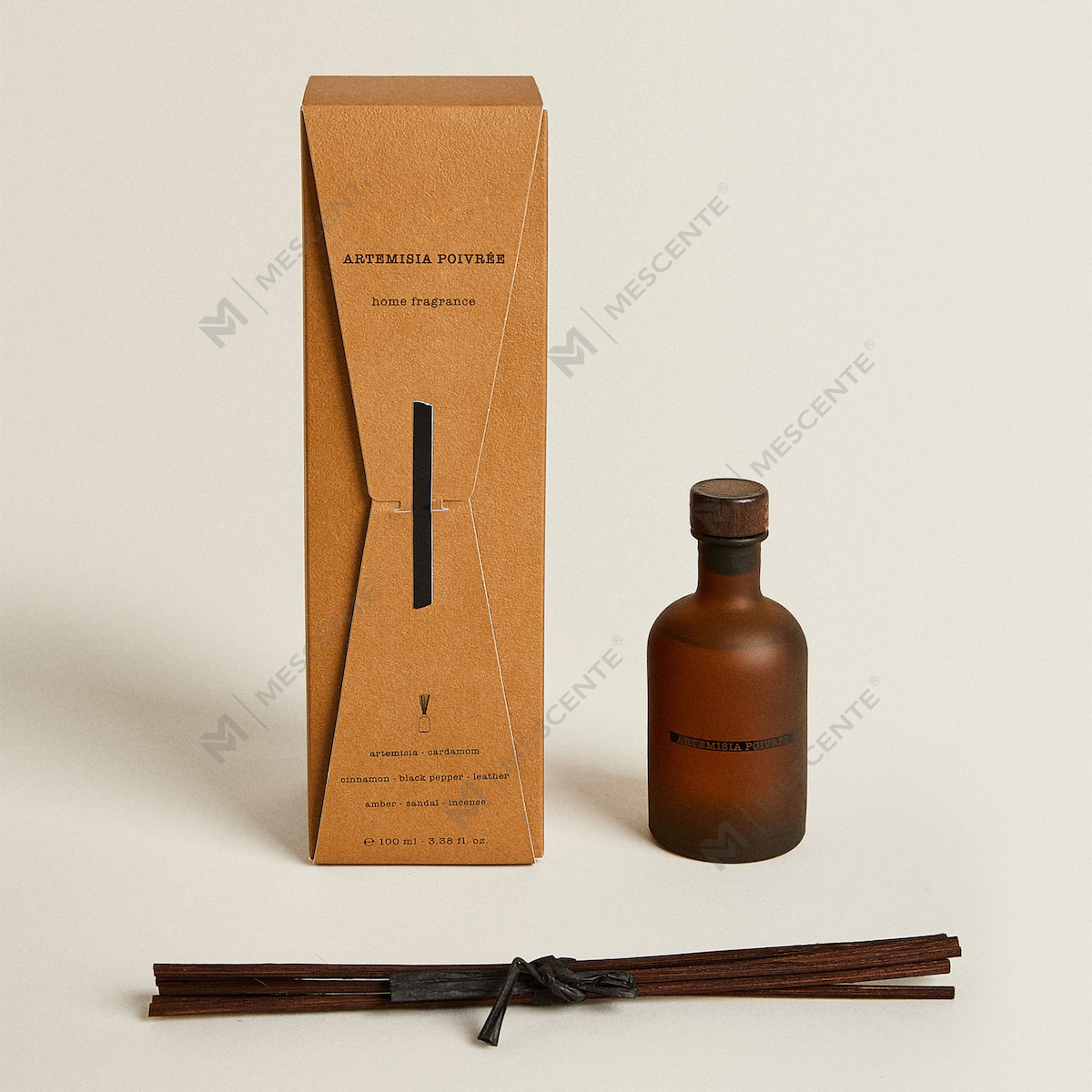 Luksus stor sort frostet flaske 50 ml 300 ml tørret blomster blomsteraroma æterisk olie Reed diffuser olie sæt Bulk