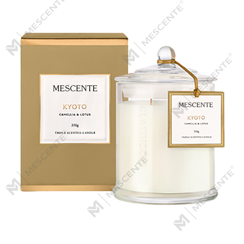 M&Scent Engros Luksus Custom Private Label Julekuppelkrukke Duftende sojalys med låg